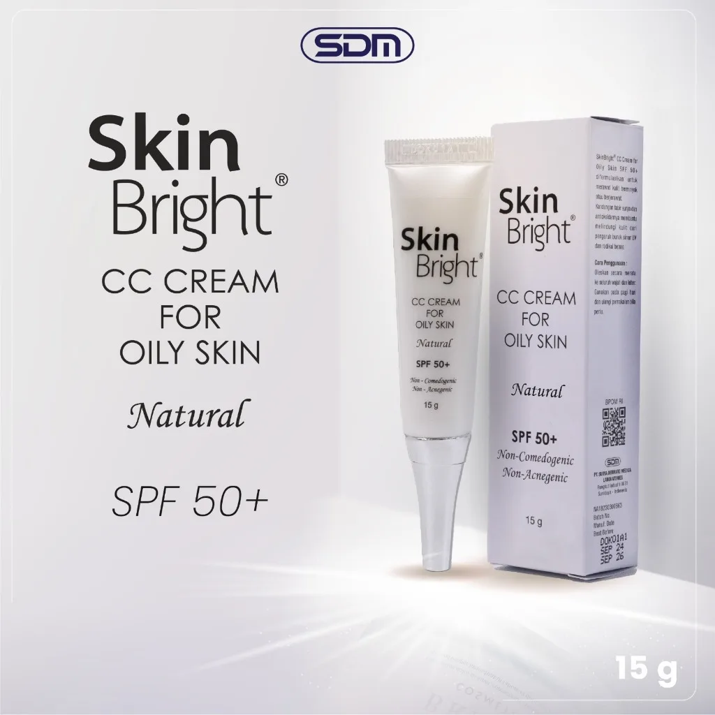 Skin Bright CC Cream For Oily Skin Natural SPF 50+ - 15 gr