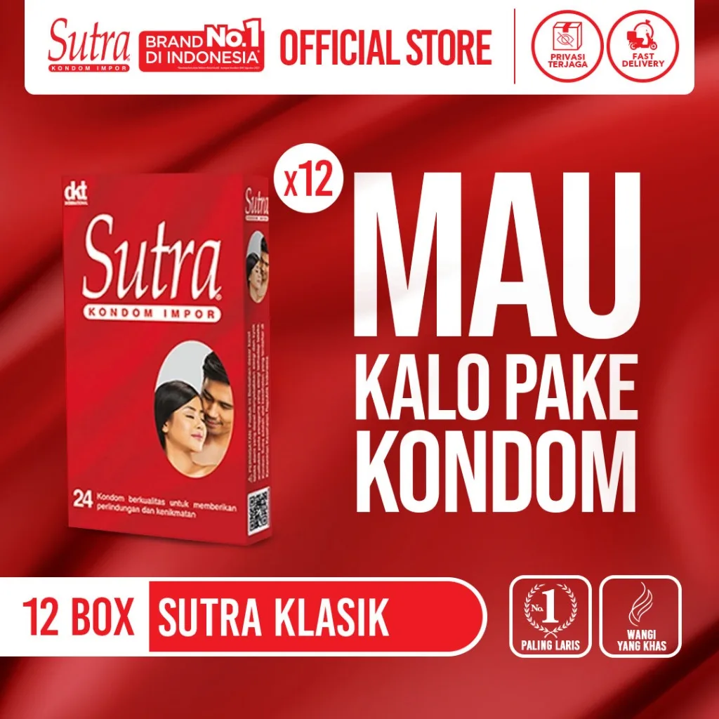 Sutra Kondom Classic - 24 Pcs × 12