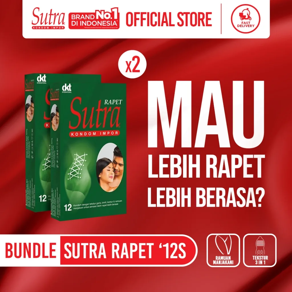 Sutra Kondom Rapet - 12 Pcs × 2