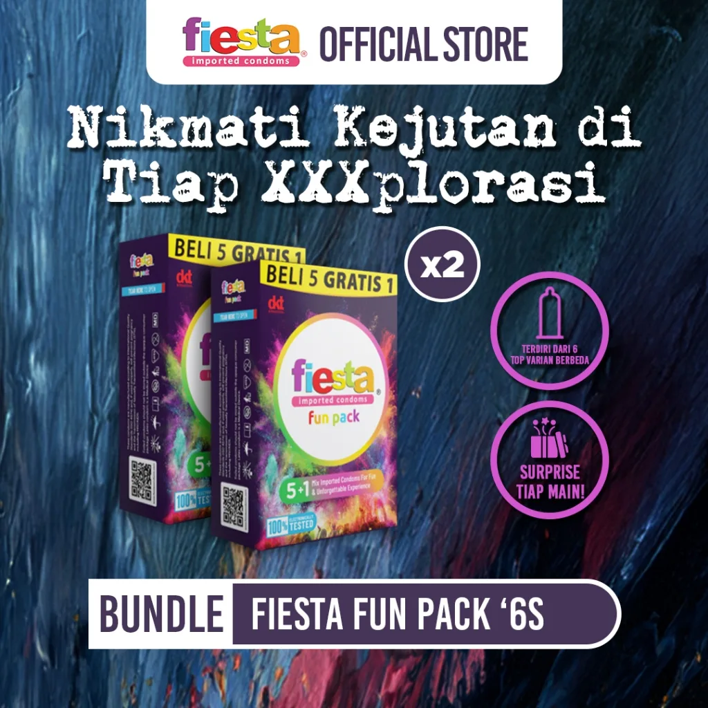 Fiesta Kondom Fun Pack - 6 Pcs × 2