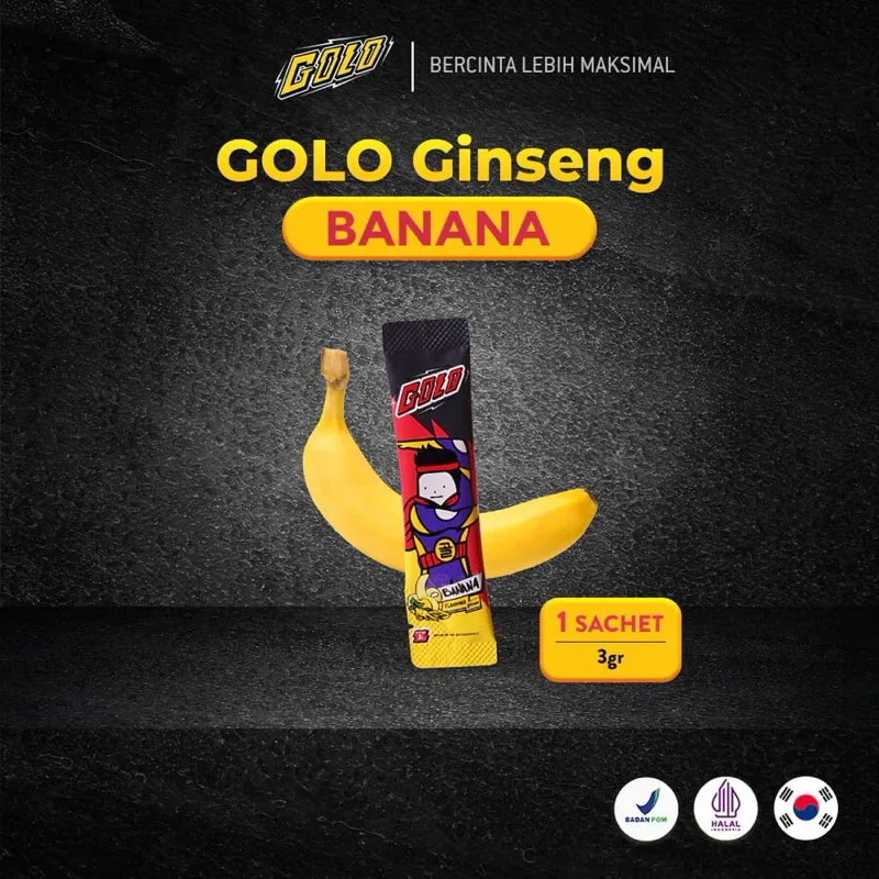 Golo Ginseng Banana - 1 Sachet