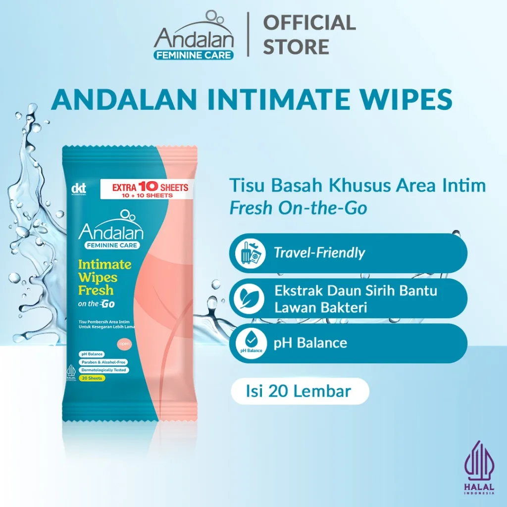[FREE] Andalan Feminine Care Wipes 10+10