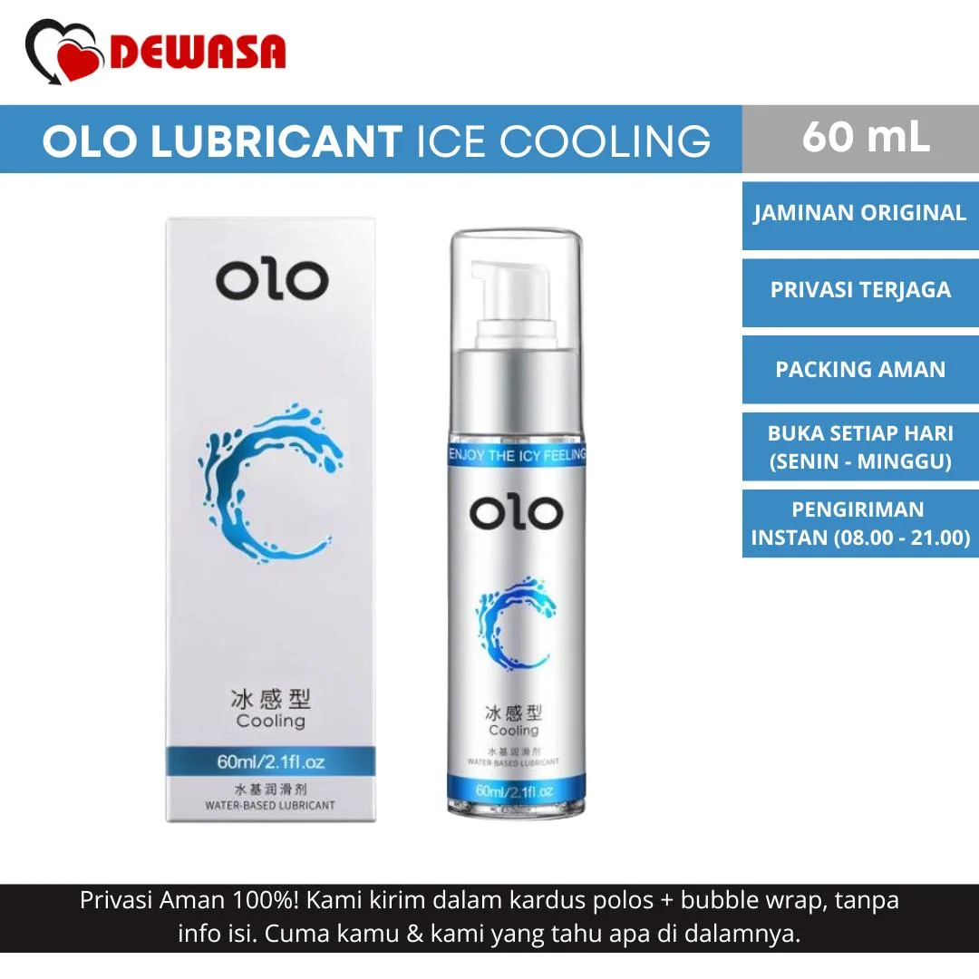 OLO Lubricant Pelumas Water Based - Ice Cooling - 60 mL