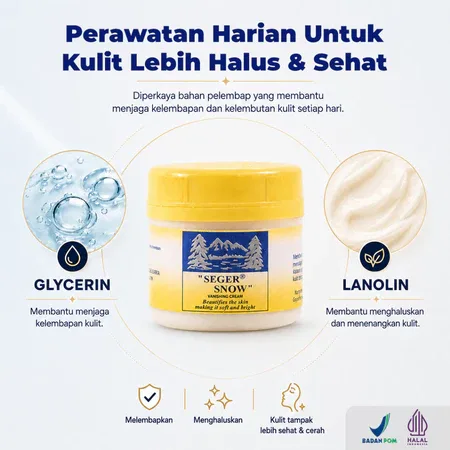 Seger Snow Vanishing Cream - 35 gr