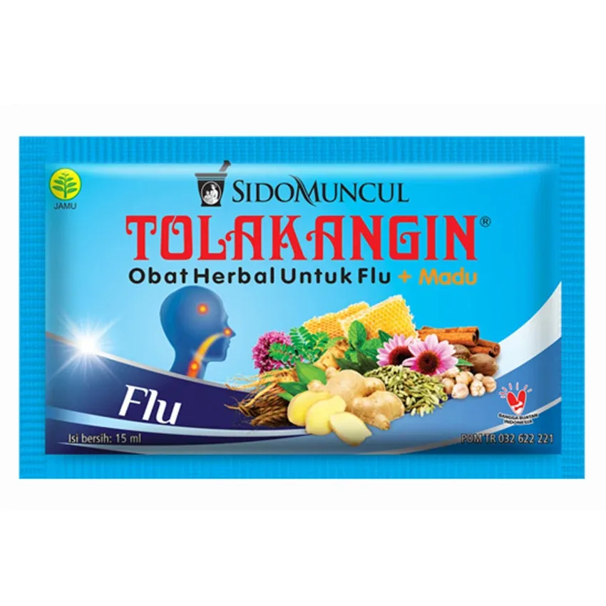 Tolak Angin Cair Flu Herbal Box - 12 Sachets