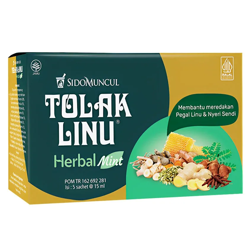 Tolak Linu Cair Mint Herbal Box - 5 Sachets