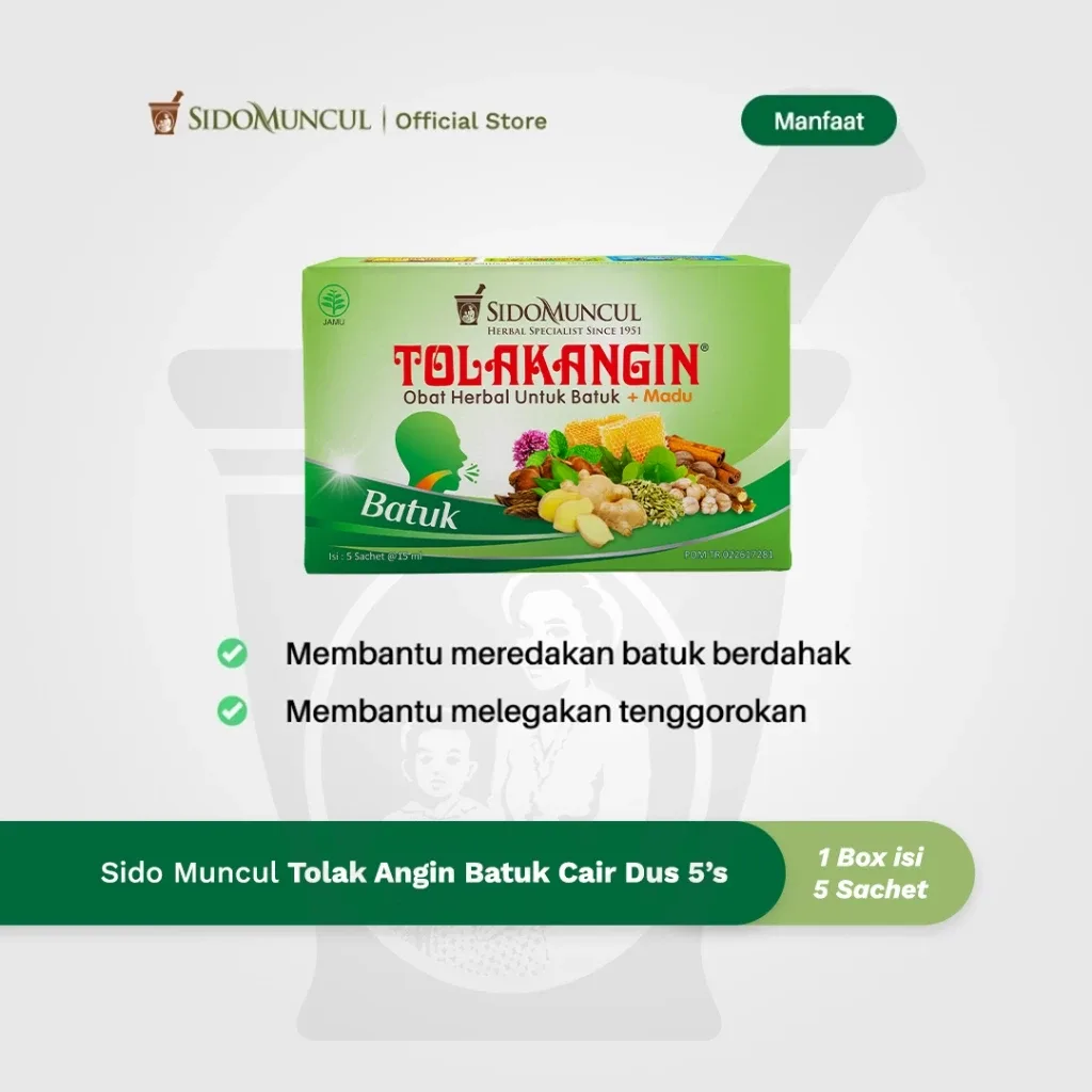 Tolak Angin Batuk Cair Box - 5 Sachet