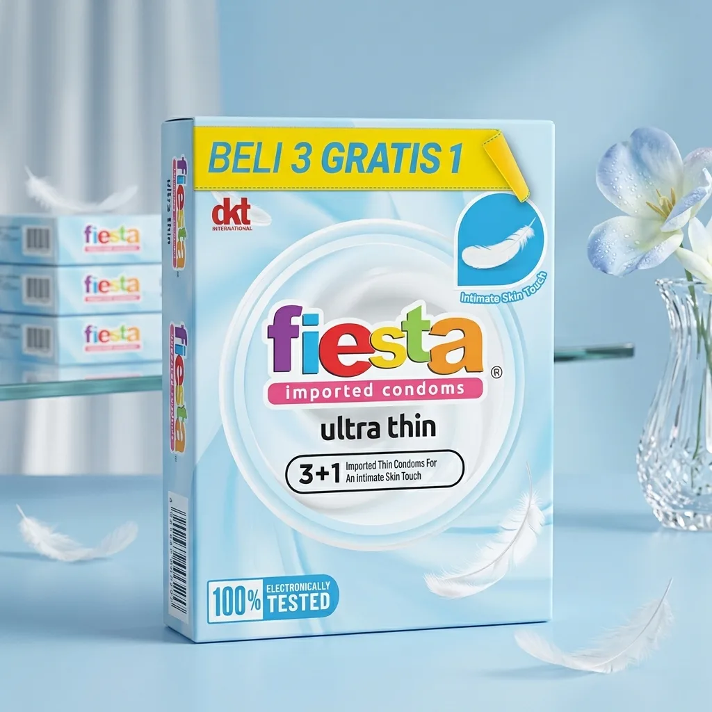 Fiesta Kondom Ultra Thin - 3+1