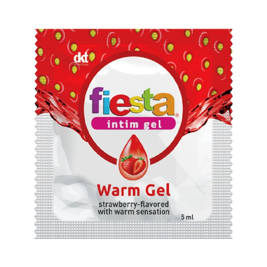 Fiesta Intim Gel Warm Strawberry - 1 Pcs (Sachet)