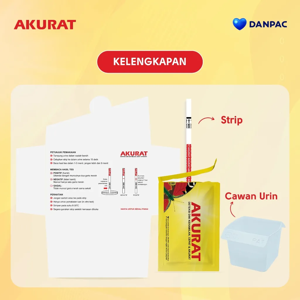 Akurat Strip Test Pack - 1 Pcs