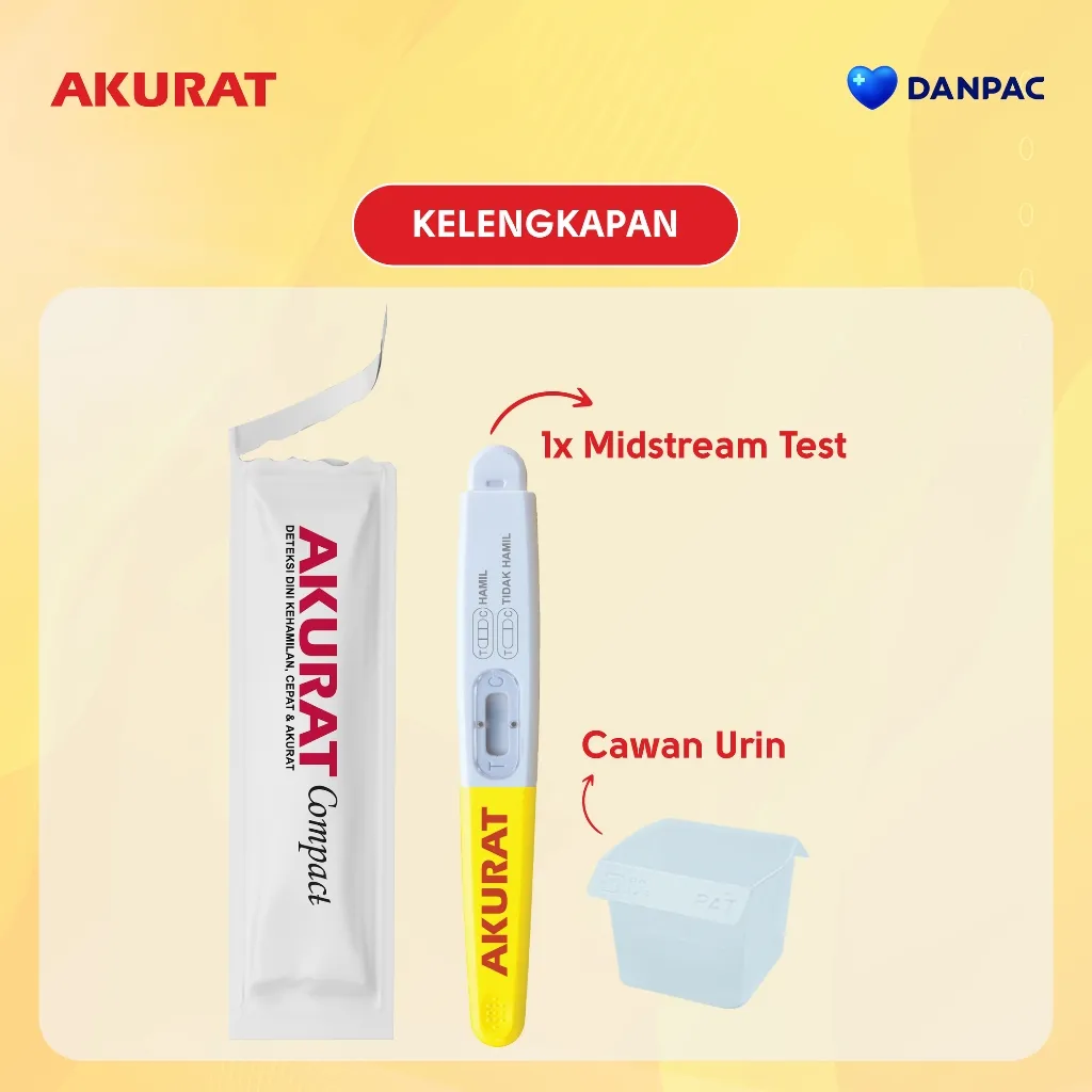 Akurat Compact Uji Kehamilan - 1 Pcs