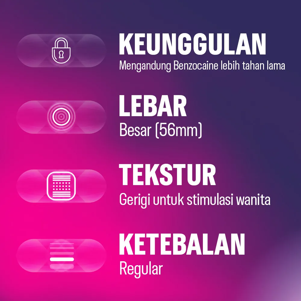 Durex Kondom Mutual Pleasure - 3 Pcs