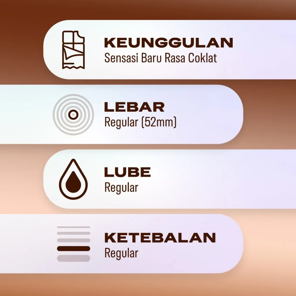 Durex Kondom Naughty Chocolate - 3 Pcs